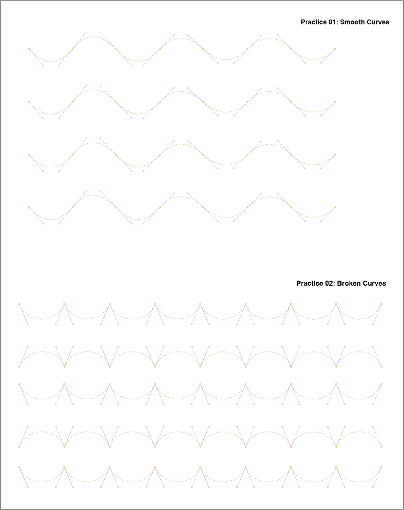 Curves #02 practice sheet