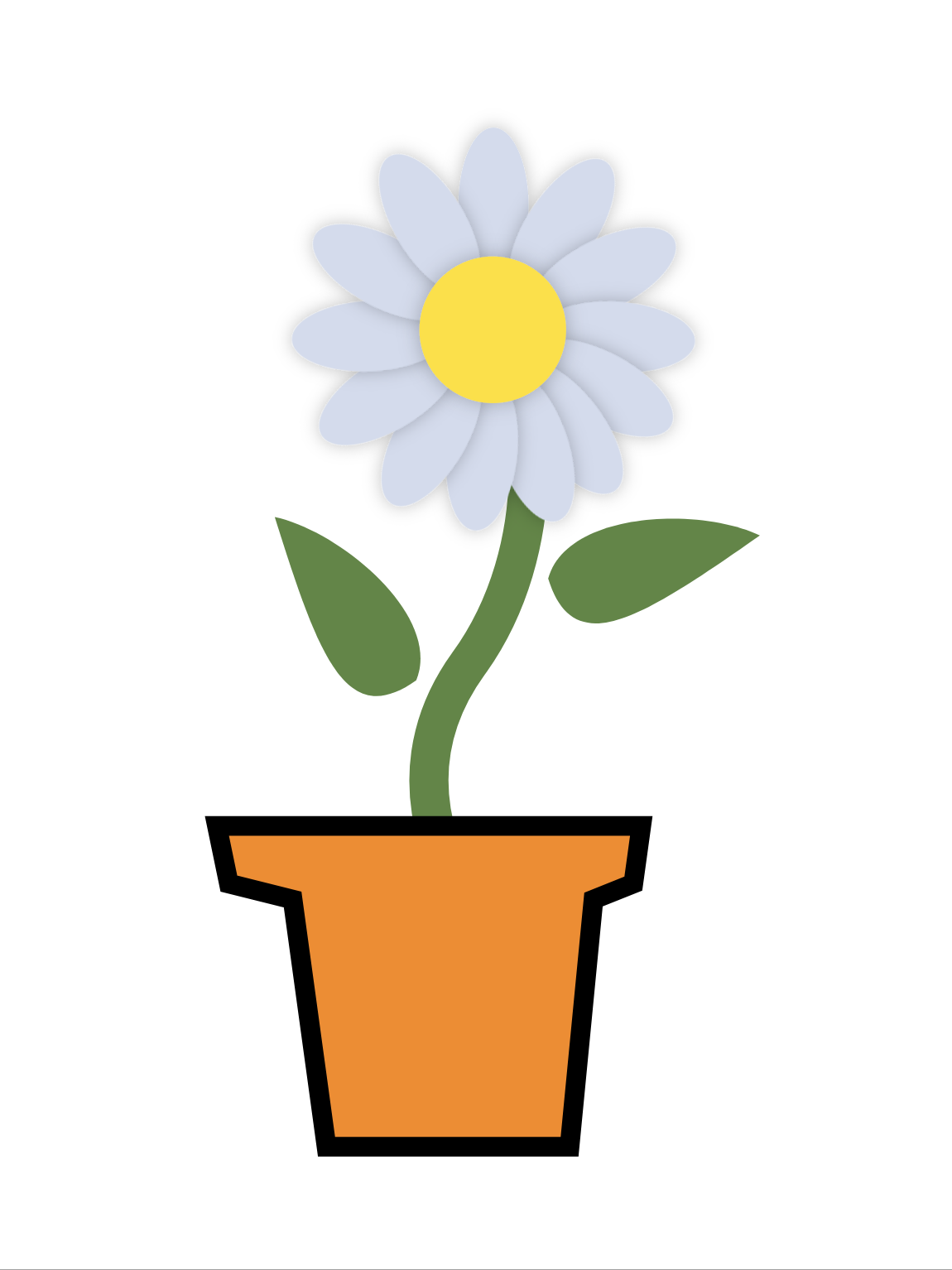 Flower in a pot